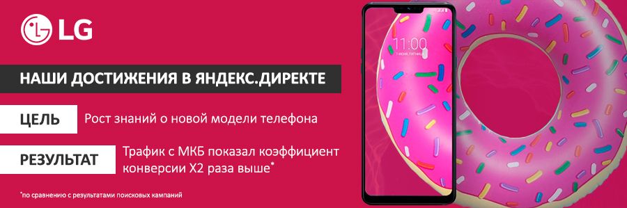 Кейс LG. МКБ в охватных и имиджевых рекламных кампаниях