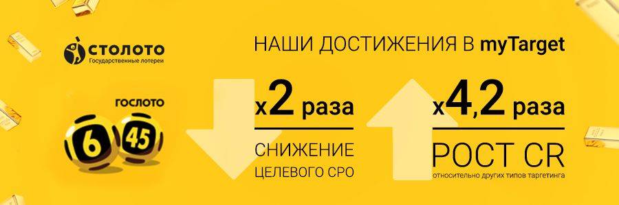 Столото. Контекстный таргетинг: рост объема заказов